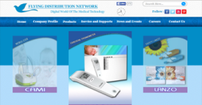 Flying Distribution Network Website By Interactive Media International