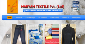 Marym Textile Website By Interactive Media International