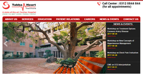 Tabba Heart Institute Website By Interactive Media International