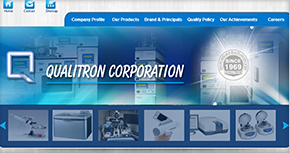 Qualitron Corporation - Laboratory Website By Interactive Media International