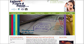 Leisure Tours Travel Website By Interactive Media International