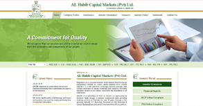 Al Habib Capital Markets (Pvt) Ltd Website By Interactive Media International