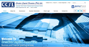 Creative Capital Securities (Pvt) Ltd. Website By Interactive Media International