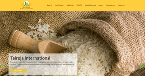 Talreja Rice International Website By Interactive Media International